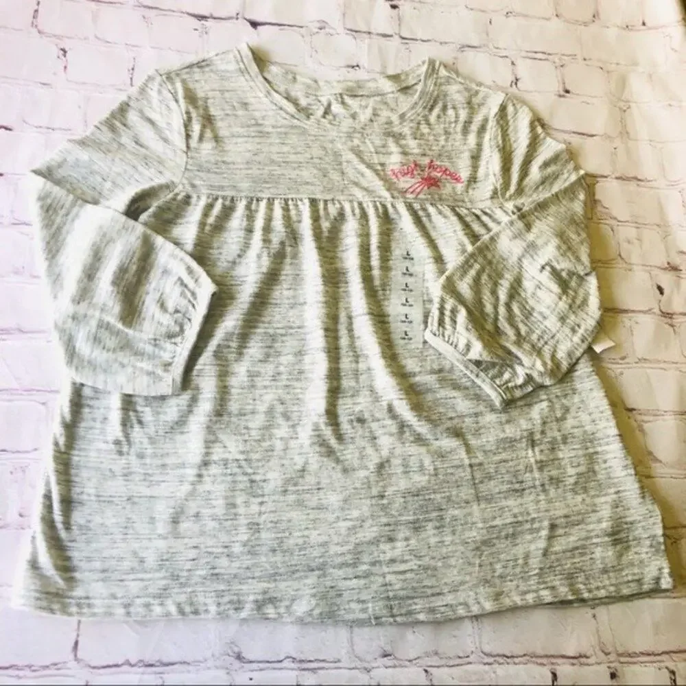 Old Navy Girls 3/4 Sleeve Blouse Sz (10-12)